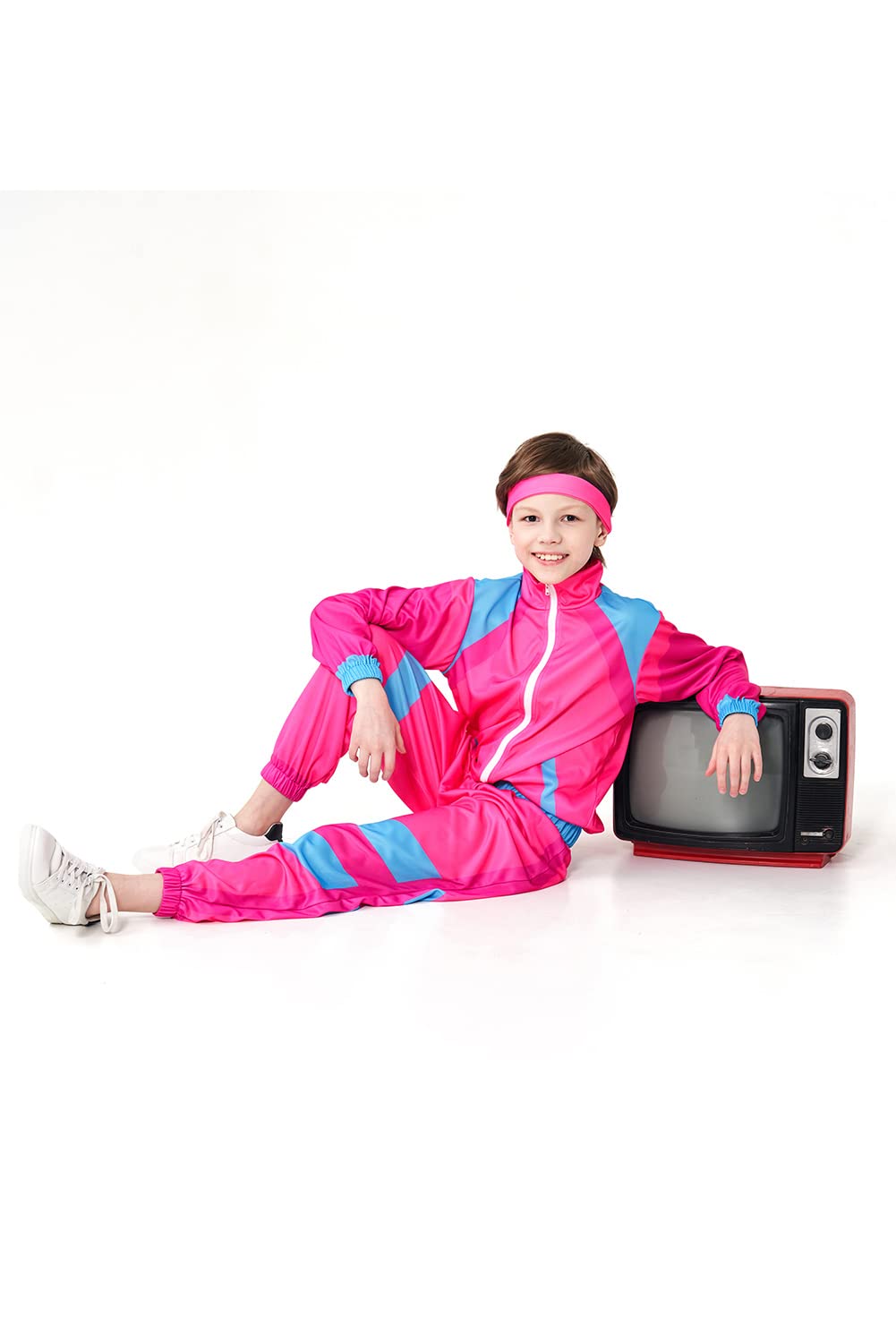 Boys 80s Tracksuit Kids Hip Hop Costume