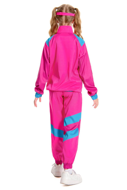 Boys 80s Tracksuit Kids Hip Hop Costume