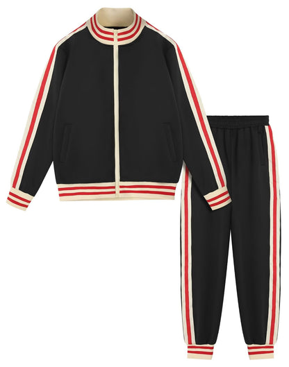 Boys' Tracksuits Set Long Sleeve Full Zip