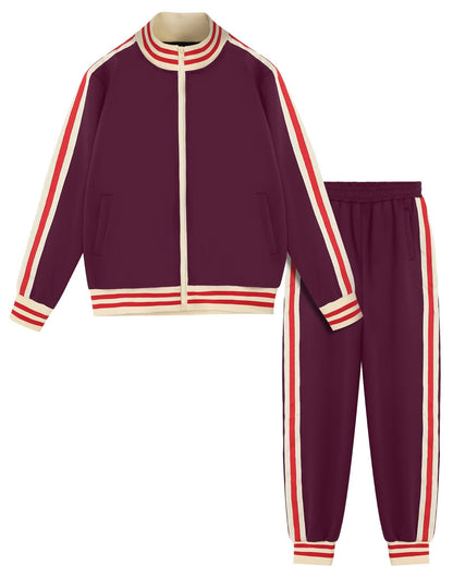 Boys' Tracksuits Set Long Sleeve Full Zip