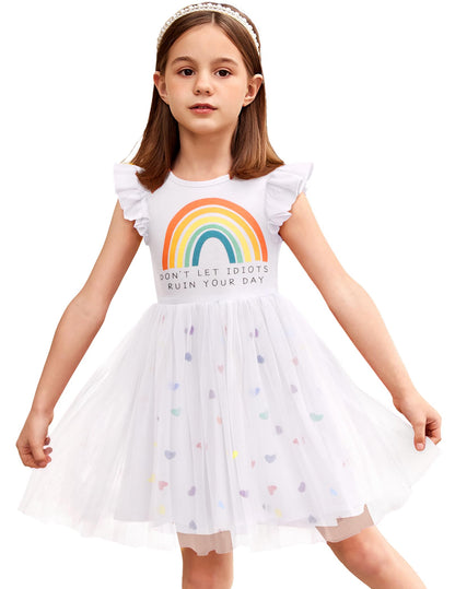 Toddler Tutu Dress Little Girls Fluffy Summer Dresses