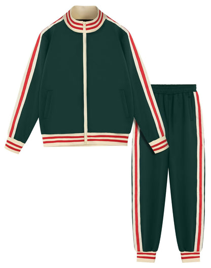 Boys' Tracksuits Set Long Sleeve Full Zip
