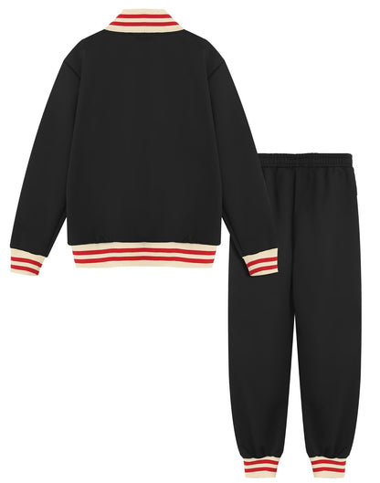Boys' Tracksuits Set Long Sleeve Full Zip