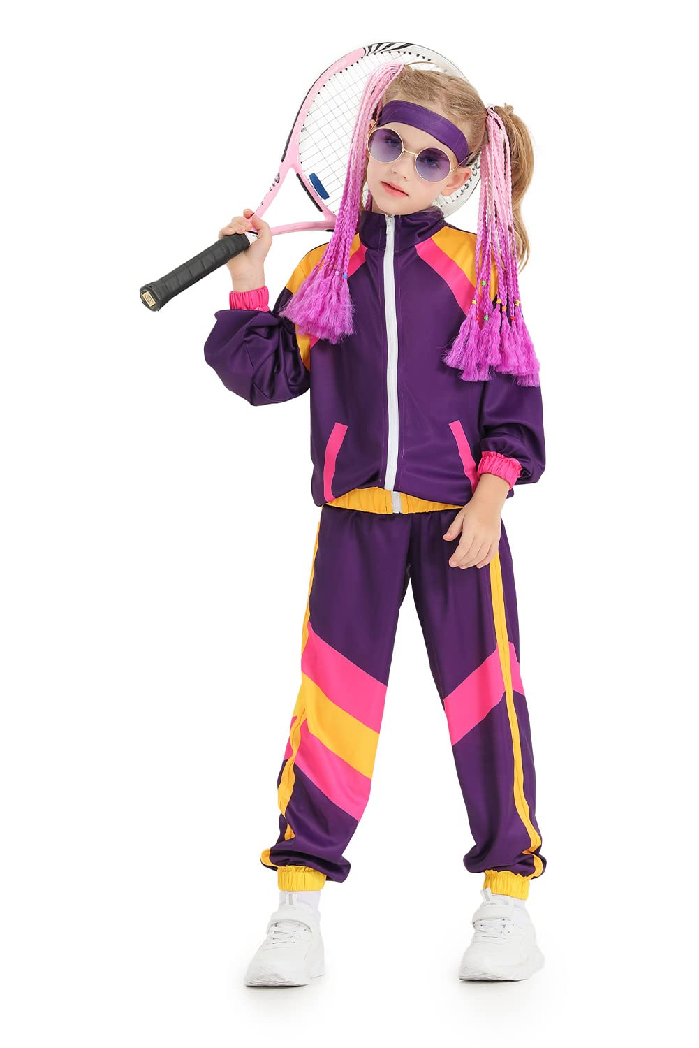 Boys 80s Tracksuit Kids Hip Hop Costume