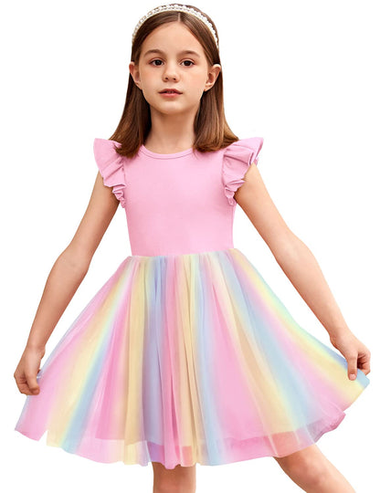 Toddler Tutu Dress Little Girls Fluffy Summer Dresses