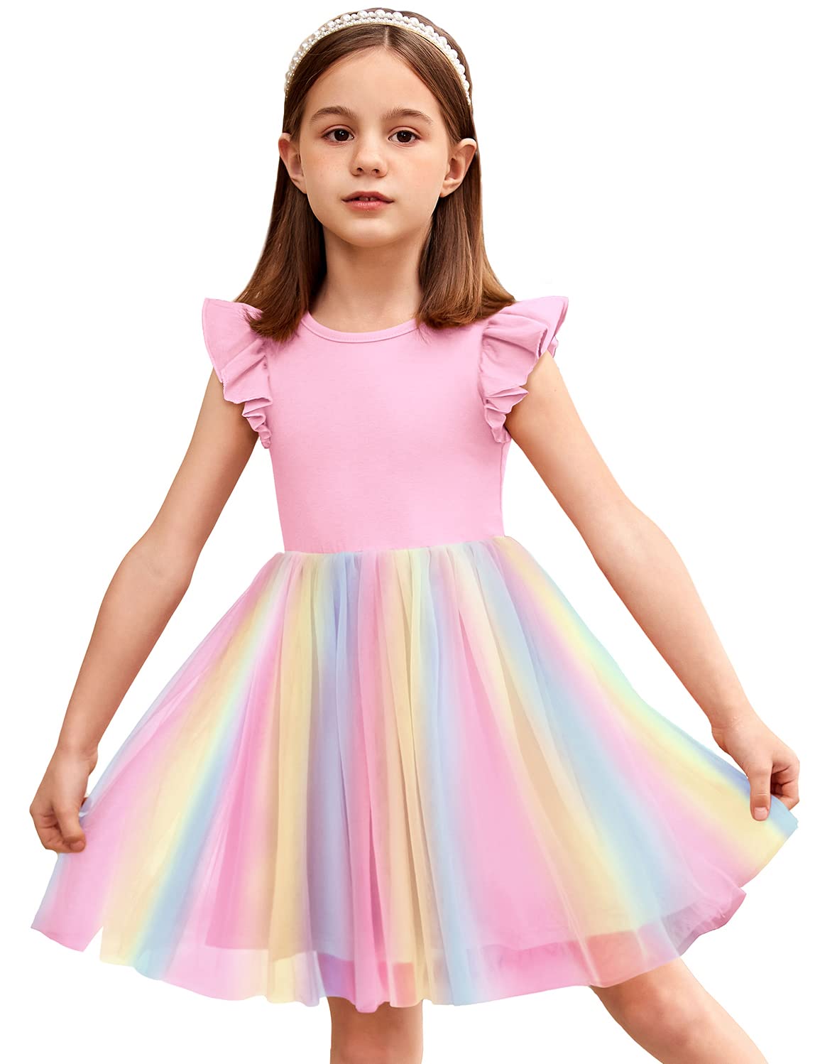 Toddler Tutu Dress Little Girls Fluffy Summer Dresses