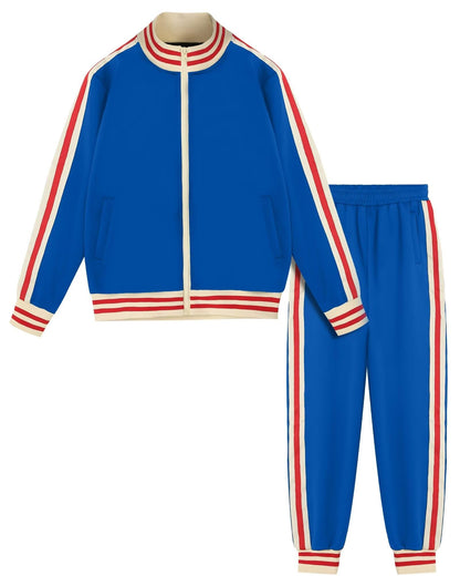 Boys' Tracksuits Set Long Sleeve Full Zip