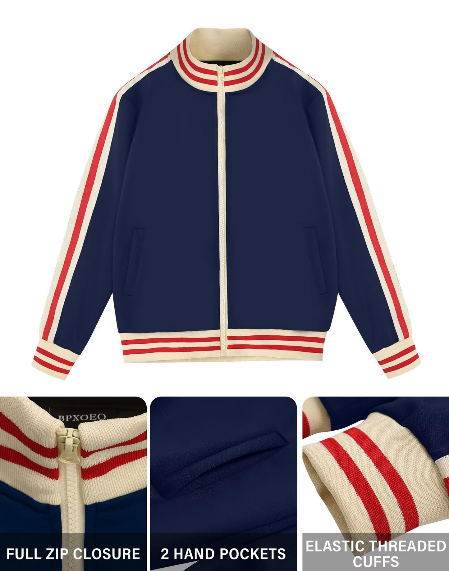 Boys' Tracksuits Set Long Sleeve Full Zip
