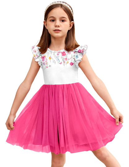 Toddler Tutu Dress Little Girls Fluffy Summer Dresses
