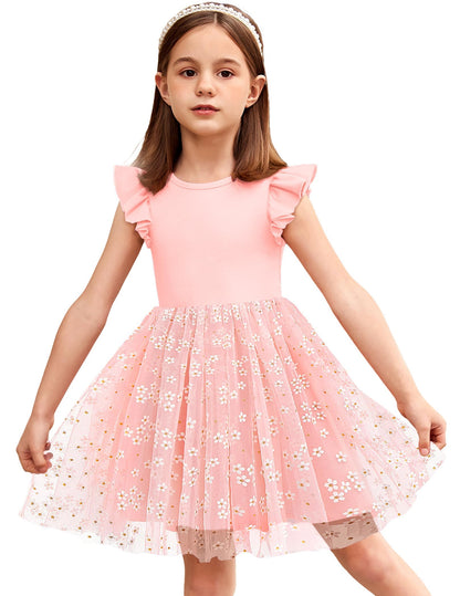 Toddler Tutu Dress Little Girls Fluffy Summer Dresses
