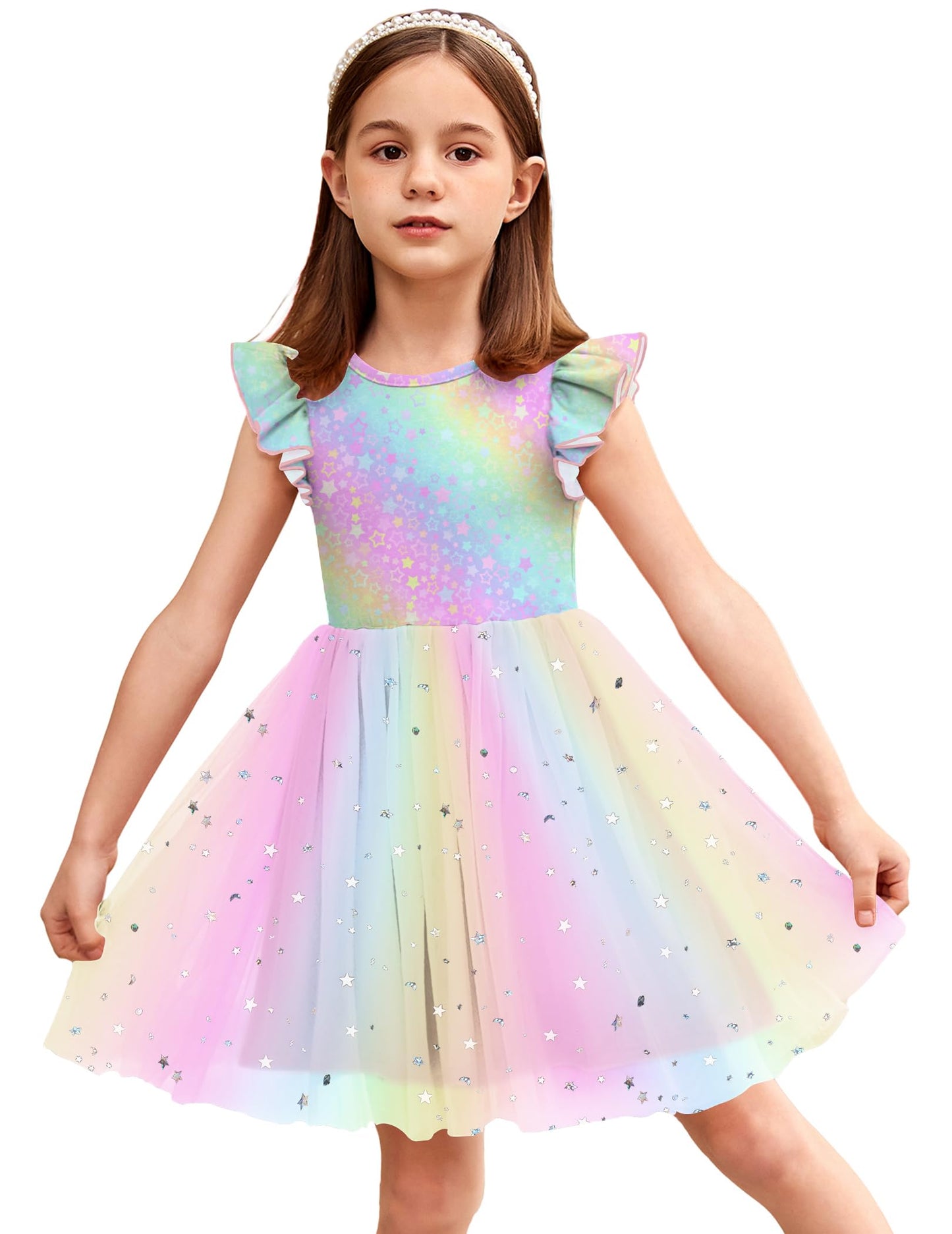 Toddler Tutu Dress Little Girls Fluffy Summer Dresses