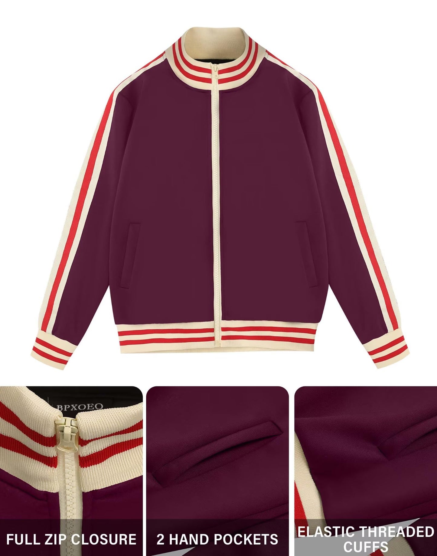 Boys' Tracksuits Set Long Sleeve Full Zip