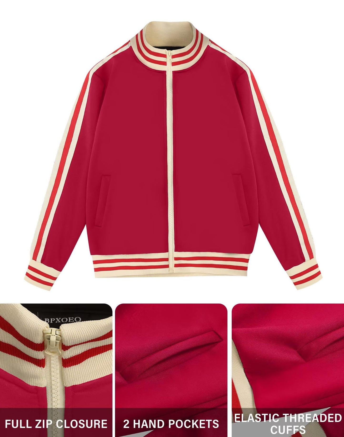 Boys' Tracksuits Set Long Sleeve Full Zip