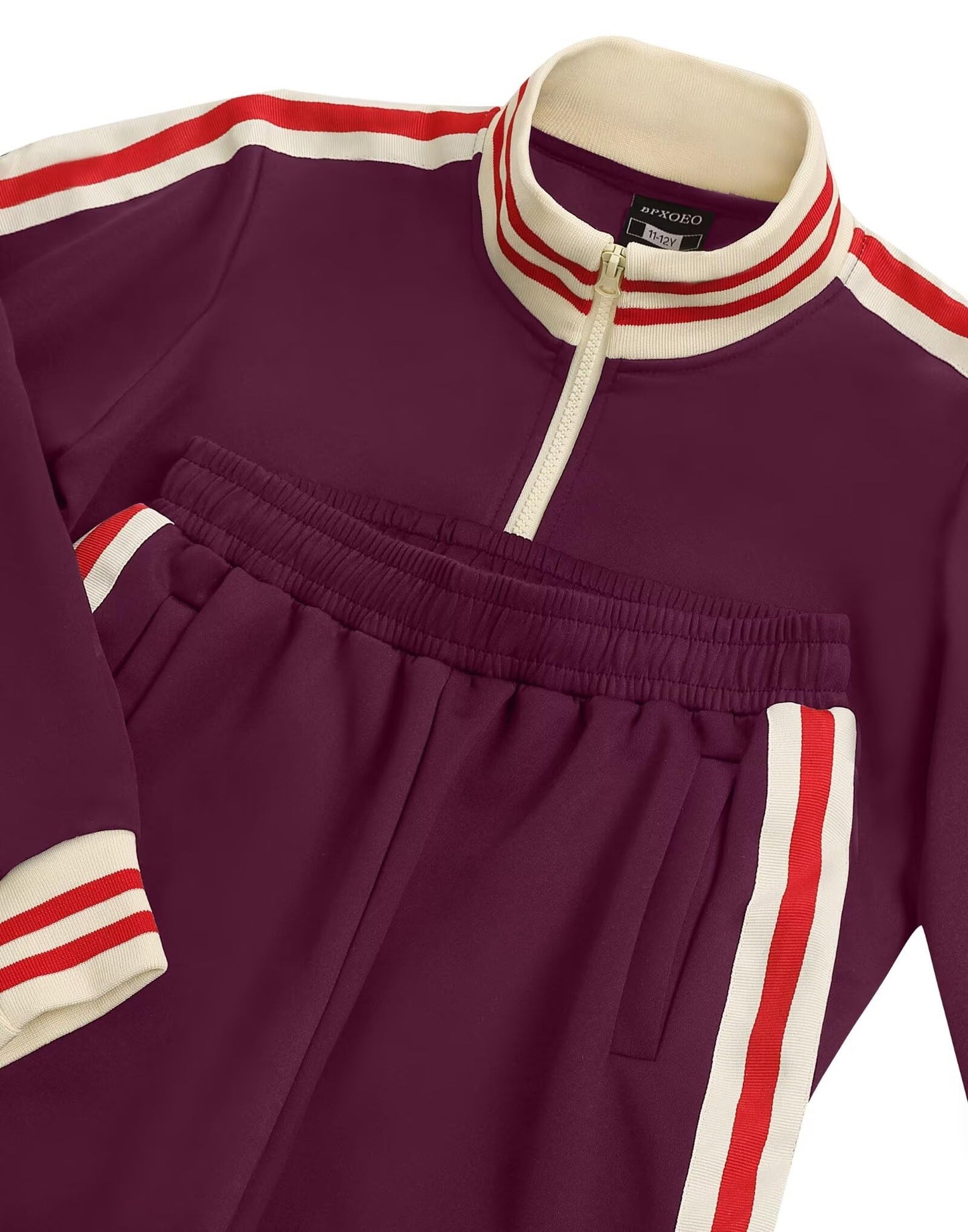 Boys' Tracksuits Set Long Sleeve Full Zip