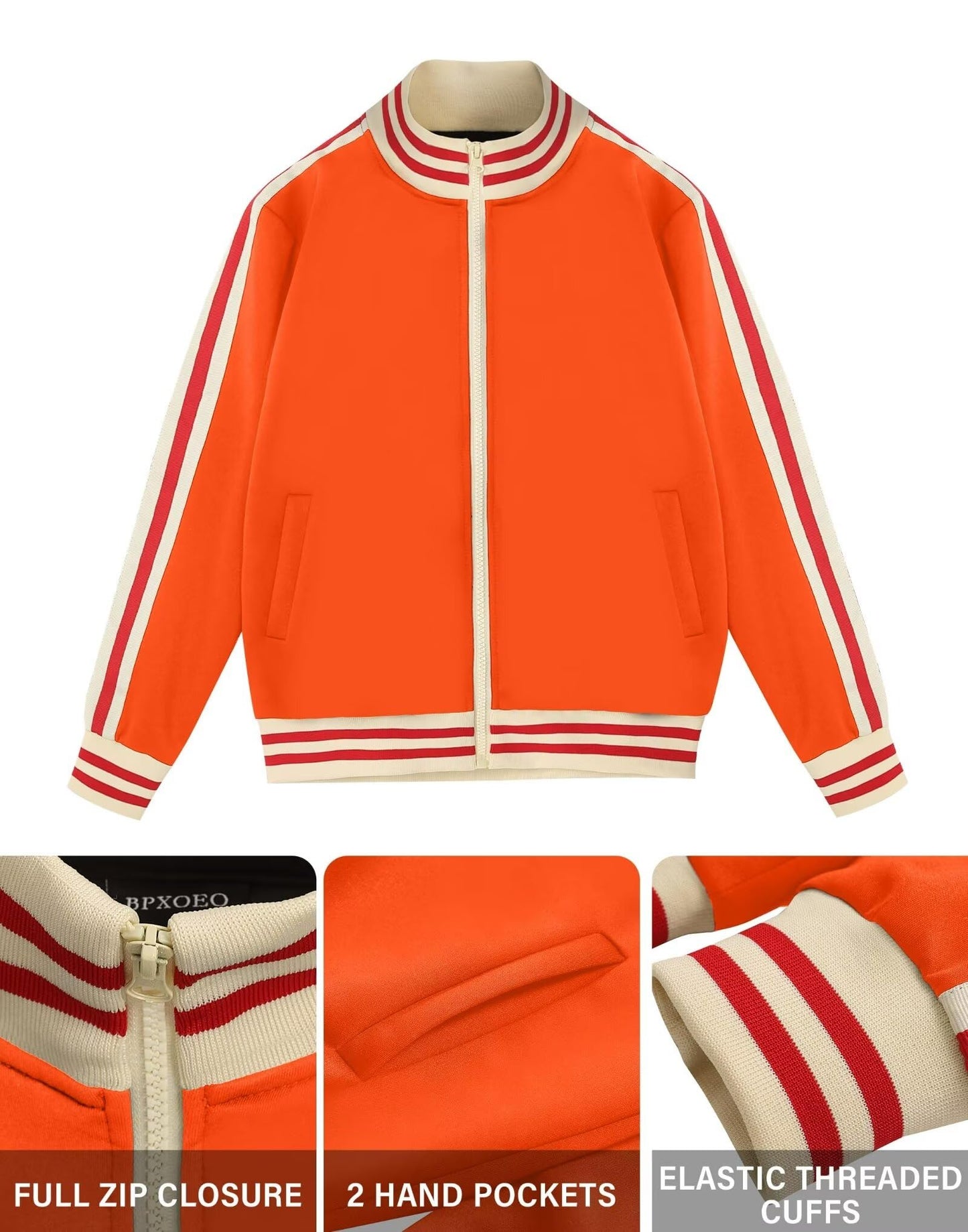 Boys' Tracksuits Set Long Sleeve Full Zip