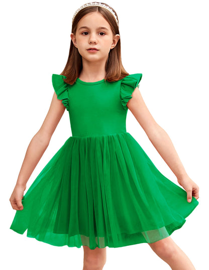 Toddler Tutu Dress Little Girls Fluffy Summer Dresses