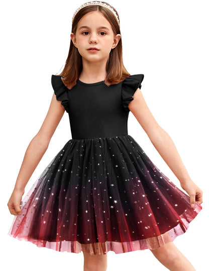 Toddler Tutu Dress Little Girls Fluffy Summer Dresses