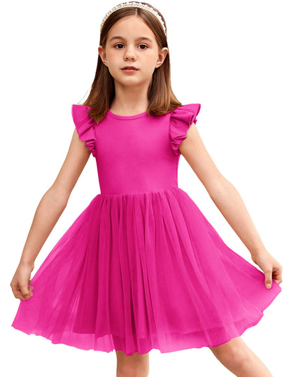 Toddler Tutu Dress Little Girls Fluffy Summer Dresses